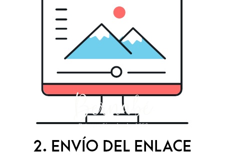 2. TE ENVIAREMOS UN ENLACE DE ACCESO PRIVADO